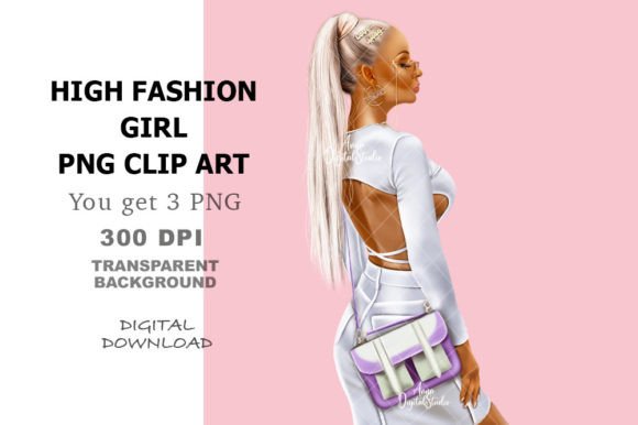 Download High Fashion Girl Clip Art - Fashion girl clip art Collection