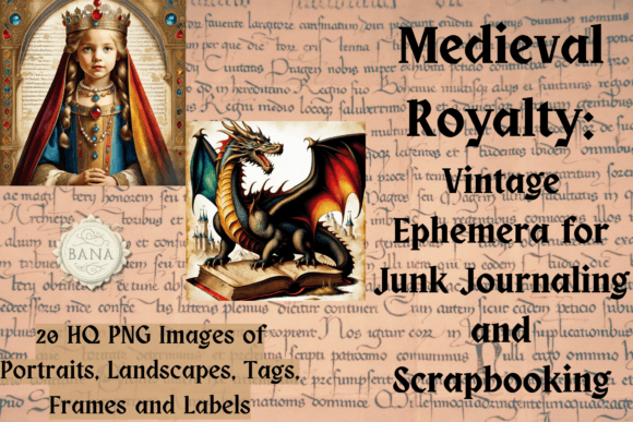 Download Medieval Royalty: Vintage Ephemera Set - Premium Bundle