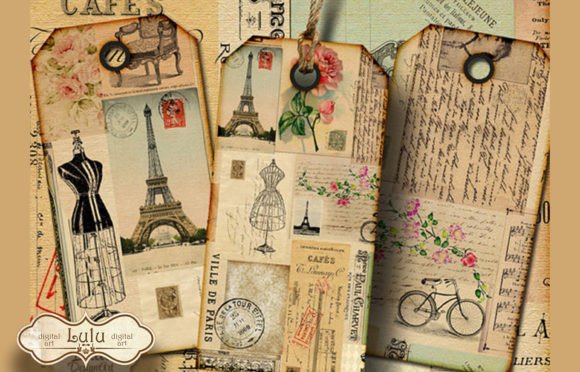 Download Vintage Ephemera Tags - Vintage ephemera Collection